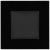 Întrerupător Comutator Simplu Clasic Neted Din Sticlă Negru MIUUN