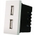 Modul Priză Dublă Încărcător USB 2.4A Pentru Rame