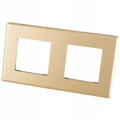 Ramă Dublă Din Plastic Aurie Pentru Module