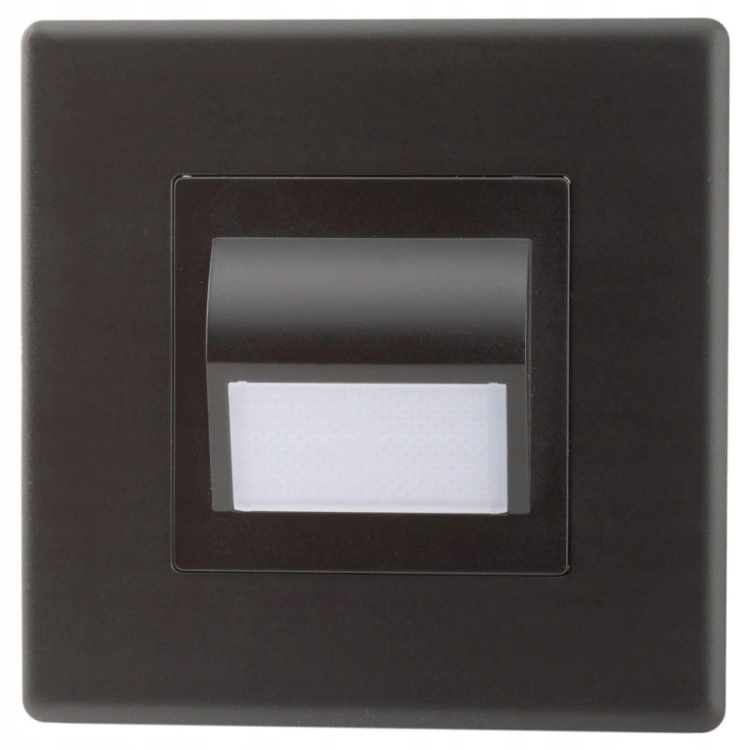Lampă LED De Pardoseală Scară Perete Neagră Set Cu Ramă Din PVC