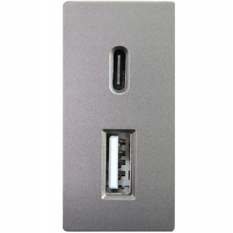 Modul Priză Încărcător Rapid Dublu USB Tip A+C 20 Wat Pentru Rame MIUUN