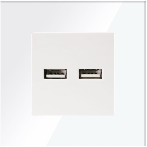 Încărcător Dublu USB Tip A+A 3.1A Alb MIUUN