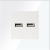 Încărcător Dublu USB Tip A+A 3.1A Alb MIUUN