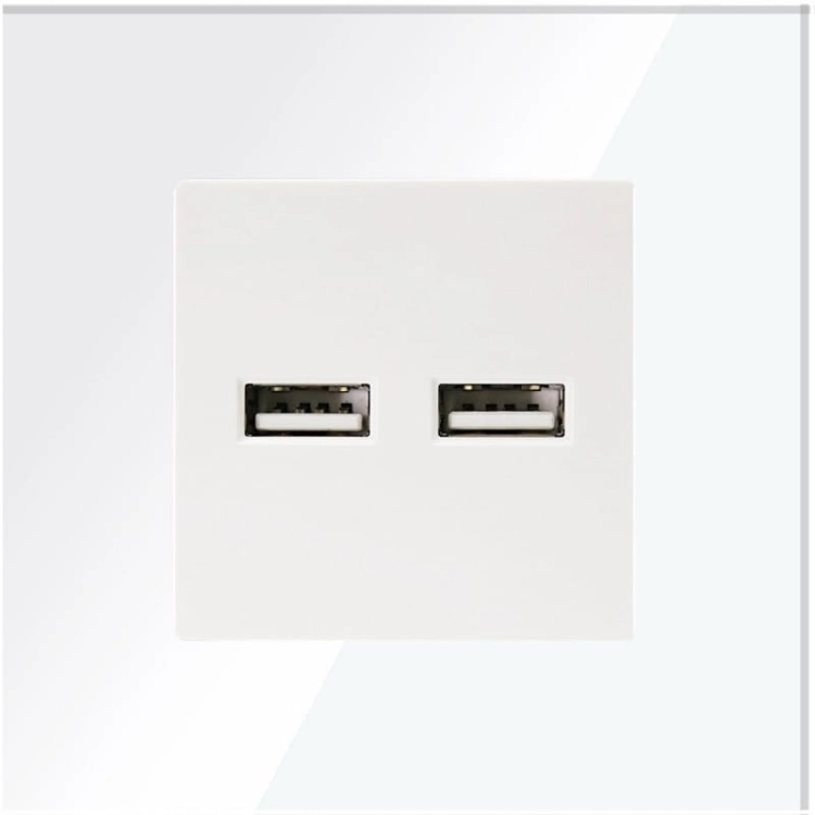 Încărcător Dublu USB Tip A+A 3.1A Alb MIUUN