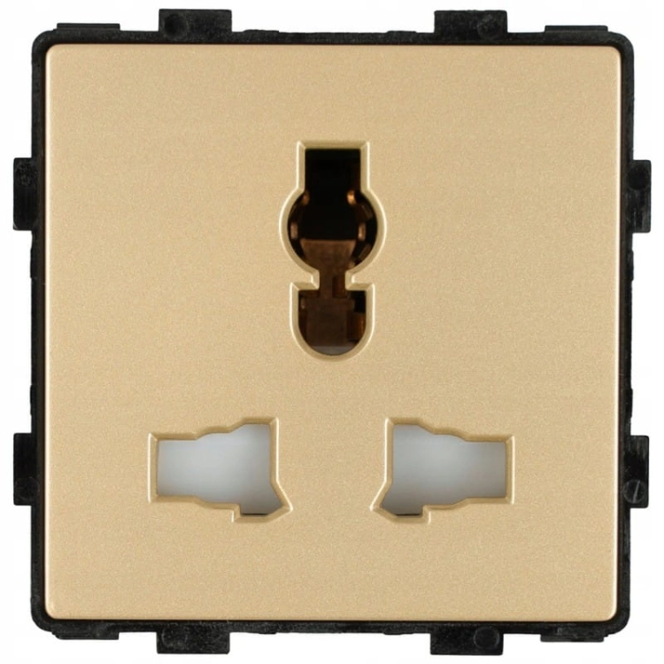 Modul Priză Universală PL UK US EU Electrică Aurie Pentru Rame